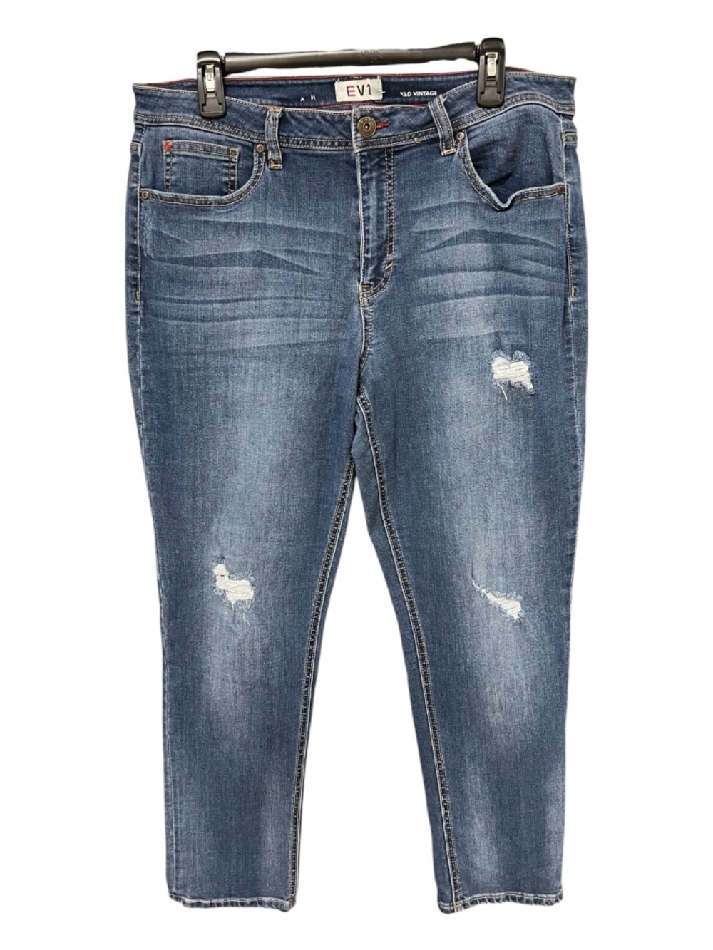 EUC EV1 by Ellen DeGeneres Vintage Distressed Boyfriend Jeans | Size 14